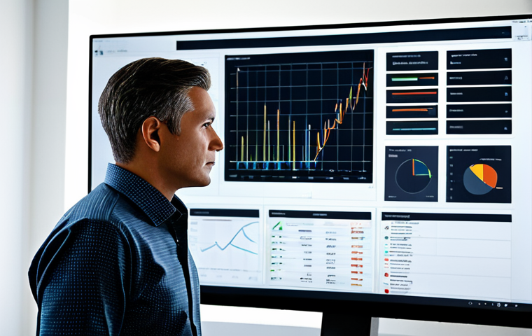 A professional person, wearing a modest business casual shirt and dark trousers, thoughtfully evaluating a complex digital graph displayed on a modern computer screen. Their expression is focused and analytical, signifying careful financial planning and strategic decision-making. The background is a clean, minimalist workspace with soft, ambient lighting, suggesting a calm and organized environment. The subject is fully clothed, appropriate attire, safe for work, professional, family-friendly. perfect anatomy, correct proportions, natural pose, well-formed hands, proper finger count, natural body proportions, professional photography, high resolution.