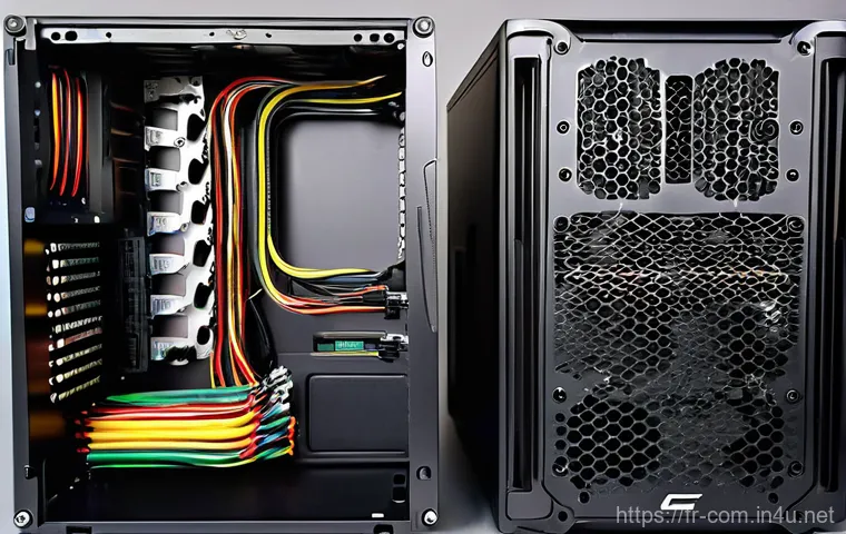 파워서플라이 선택 가이드 - **Prompt:** A highly detailed, futuristic cross-section of a high-performance gaming PC, showcasing ...