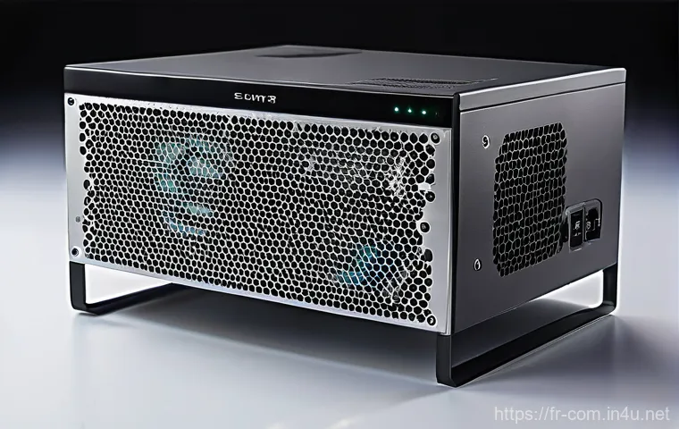 파워서플라이 선택 가이드 - **Prompt:** A split-screen comparison image of two identical high-performance PC interiors. On the l...