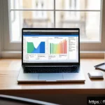 컴퓨터 고장 진단 프로그램 추천 - A cozy home office setting featuring a French user interacting with a computer diagnostic software o...